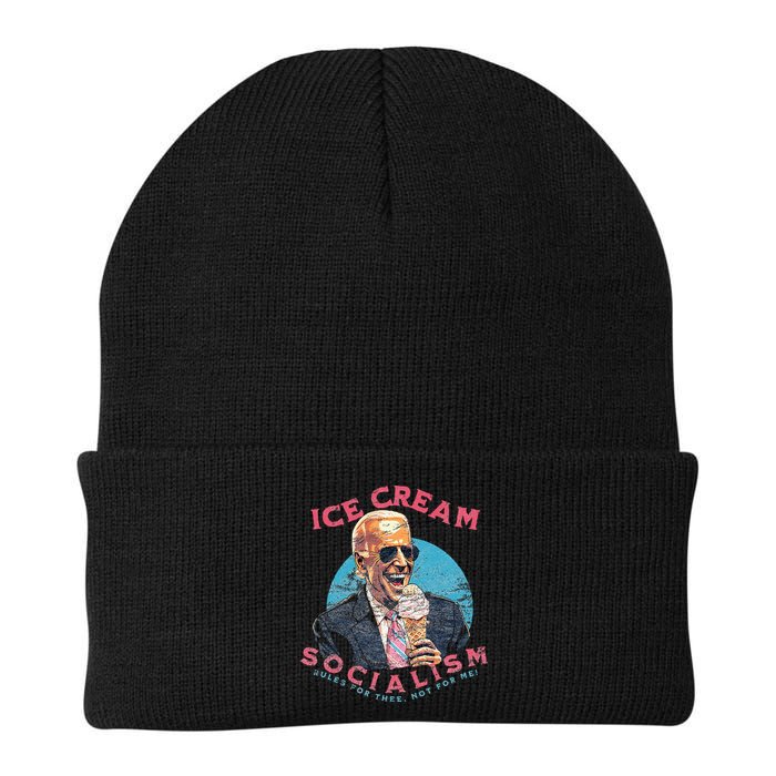 Ice Cream Socialism Rules for Thee Not for Me Joe Biden Beanie