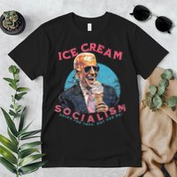 Ice Cream Socialism Rules for Thee Not for Me Joe Biden Premium T-Shirt