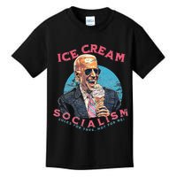 Ice Cream Socialism Rules for Thee Not for Me Joe Biden Kids T-Shirt