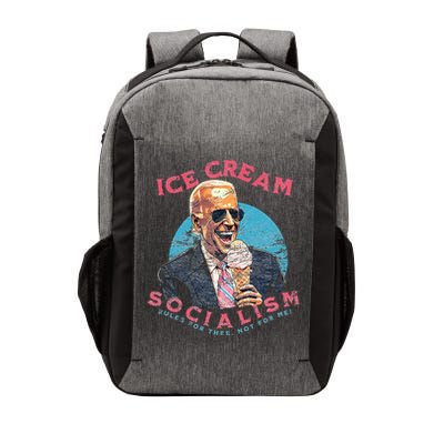 Ice Cream Socialism Rules for Thee Not for Me Joe Biden Vector Backpack