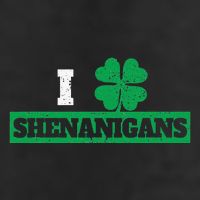 I Clover Shenanigans Funny Irish St Patricks Day Shamrock Trucker Hat