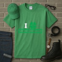 I Clover Shenanigans Funny Irish St Patricks Day Shamrock Tall T-Shirt