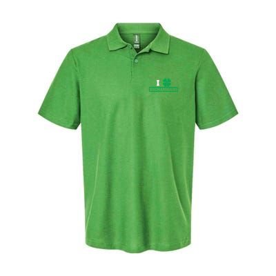 I Clover Shenanigans Funny Irish St Patricks Day Shamrock Polo