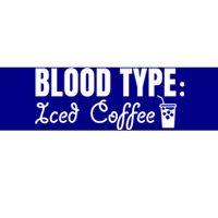 Iced Caffeine S Lovers Nurse Funny Iced Coffee Addict Gift Bumper Sticker