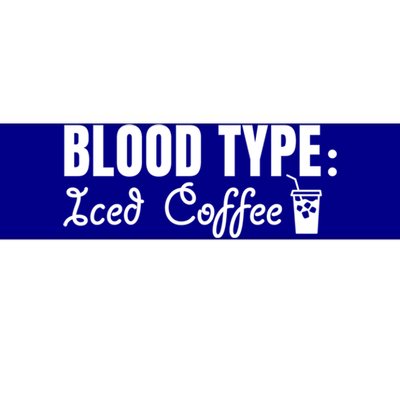 Iced Caffeine S Lovers Nurse Funny Iced Coffee Addict Gift Bumper Sticker