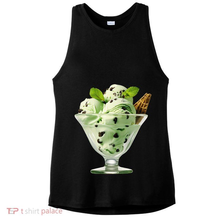 Ice Cream Softball & Baseball Ladies PosiCharge Tri-Blend Wicking Tank