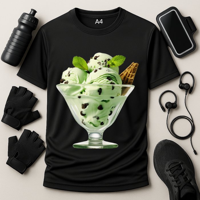 Ice Cream Softball & Baseball Cooling Performance Crew T-Shirt