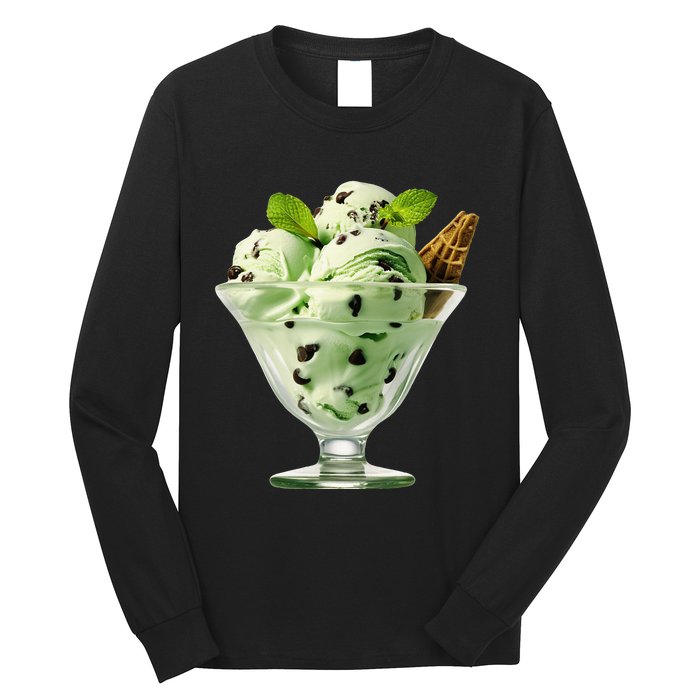 Ice Cream Softball & Baseball Long Sleeve Shirt