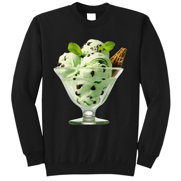 Ice Cream Softball & Baseball Tall Sweatshirt