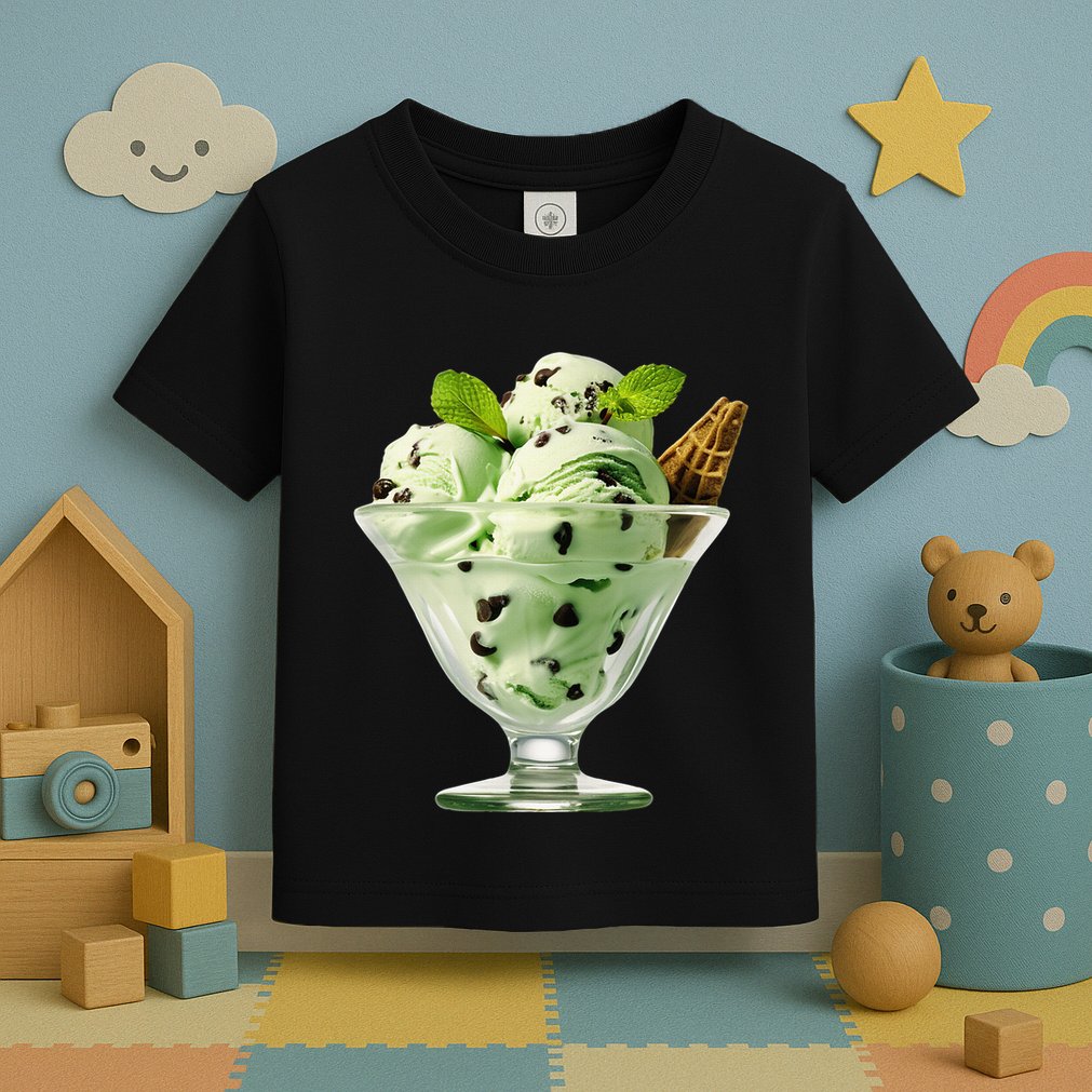 Ice Cream Softball & Baseball Toddler T-Shirt