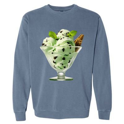 Ice Cream Softball & Baseball Garment-Dyed Sweatshirt