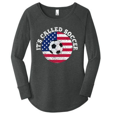 it's called soccer Women's Perfect Tri Tunic Long Sleeve Shirt