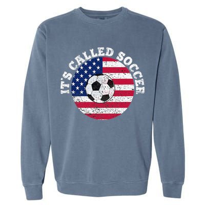 it's called soccer Garment-Dyed Sweatshirt