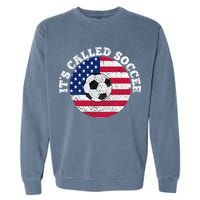 it's called soccer Garment-Dyed Sweatshirt