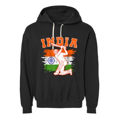 India Cricket Supporters Jersey | Indian Cricket Fans Garment-Dyed Fleece Hoodie