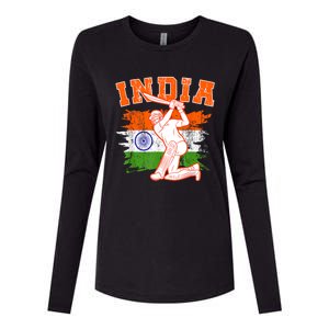 India Cricket Supporters Jersey | Indian Cricket Fans Womens Cotton Relaxed Long Sleeve T-Shirt