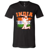 India Cricket Supporters Jersey | Indian Cricket Fans V-Neck T-Shirt