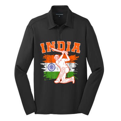 India Cricket Supporters Jersey | Indian Cricket Fans Silk Touch Performance Long Sleeve Polo