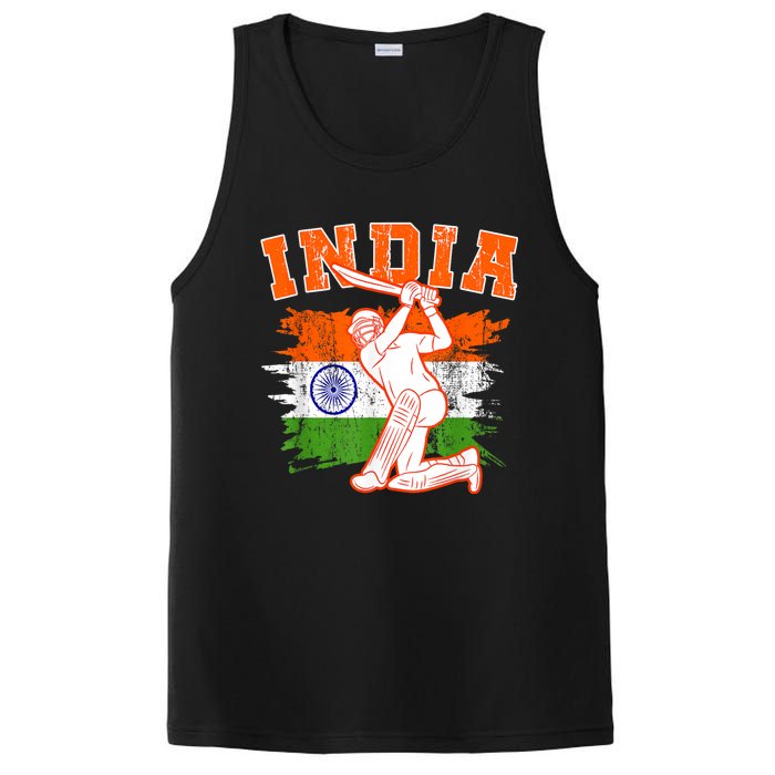 India Cricket Supporters Jersey | Indian Cricket Fans PosiCharge Competitor Tank