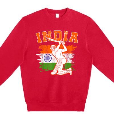 India Cricket Supporters Jersey | Indian Cricket Fans Premium Crewneck Sweatshirt