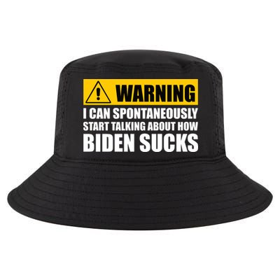 I Can Spontaneously Start Talking About How Biden Sucks Cool Comfort Performance Bucket Hat