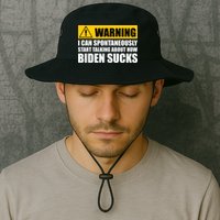 I Can Spontaneously Start Talking About How Biden Sucks Bucket Hat