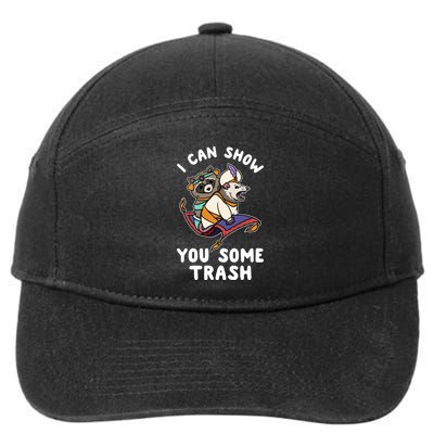 I Can Show You Some Trash Racoon Possum 7-Panel Snapback Hat