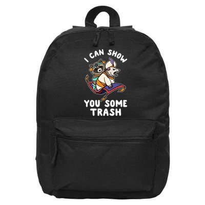 I Can Show You Some Trash Racoon Possum 16 in Basic Backpack
