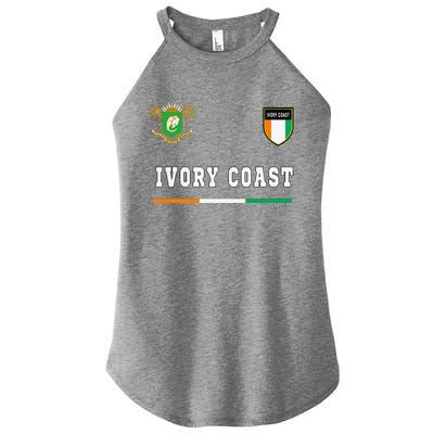 Ivory Coast Sportsoccer Jersey Flag Football Women's Perfect Tri Rocker Tank