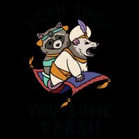 I Can Show You Some Trash, Funny Raccoon And Possum 16oz Travel Tumbler