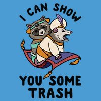 I Can Show You Some Trash, Funny Raccoon And Possum Tie Dye Hoodie