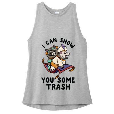 I Can Show You Some Trash, Funny Raccoon And Possum Ladies PosiCharge Tri-Blend Wicking Tank