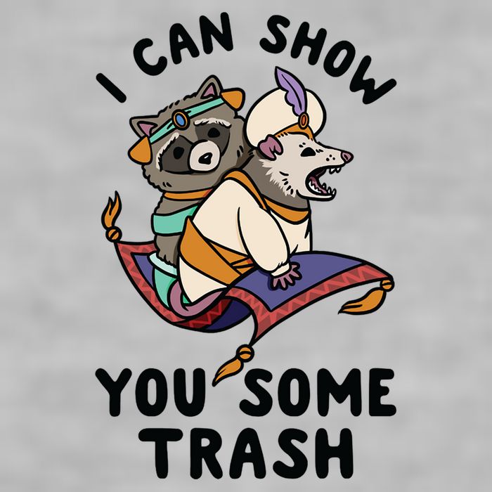 I Can Show You Some Trash, Funny Raccoon And Possum Ladies PosiCharge Tri-Blend Wicking Tank