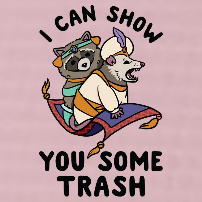 I Can Show You Some Trash, Funny Raccoon And Possum 25L Jumbo Tote