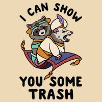 I Can Show You Some Trash, Funny Raccoon And Possum Drawstring Bag