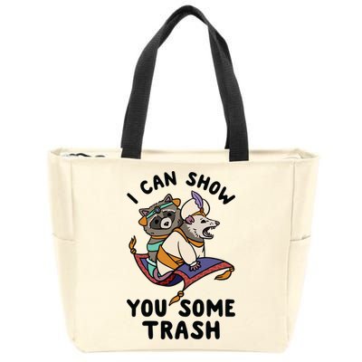 I Can Show You Some Trash, Funny Raccoon And Possum Zip Tote Bag