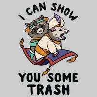 I Can Show You Some Trash, Funny Raccoon And Possum Tie-Dye T-Shirt