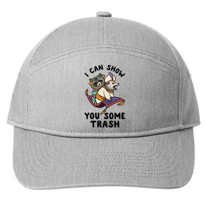 I Can Show You Some Trash, Funny Raccoon And Possum 7-Panel Snapback Hat