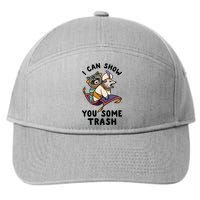 I Can Show You Some Trash, Funny Raccoon And Possum 7-Panel Snapback Hat