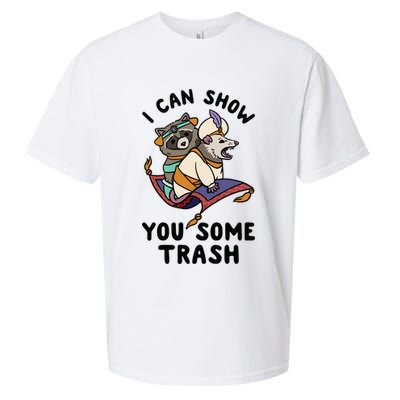 I Can Show You Some Trash, Funny Raccoon And Possum Sueded Cloud Jersey T-Shirt