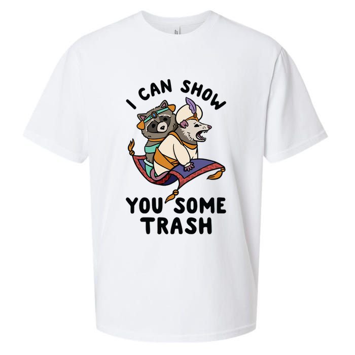 I Can Show You Some Trash, Funny Raccoon And Possum Sueded Cloud Jersey T-Shirt