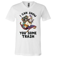 I Can Show You Some Trash, Funny Raccoon And Possum V-Neck T-Shirt