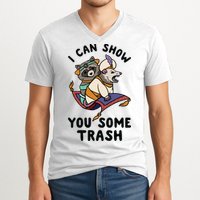 I Can Show You Some Trash, Funny Raccoon And Possum V-Neck T-Shirt