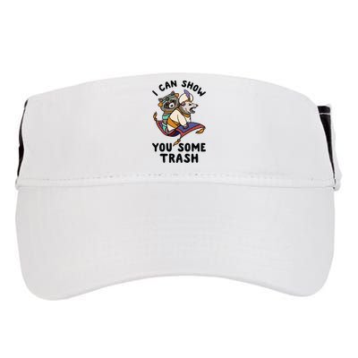 I Can Show You Some Trash, Funny Raccoon And Possum Adult Drive Performance Visor