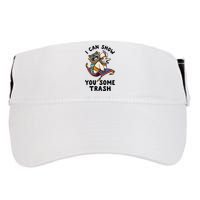 I Can Show You Some Trash, Funny Raccoon And Possum Adult Drive Performance Visor