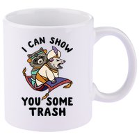 I Can Show You Some Trash, Funny Raccoon And Possum 11oz C Handle Ceramic Mug