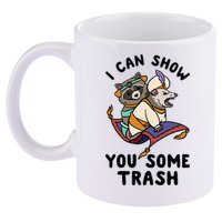 I Can Show You Some Trash, Funny Raccoon And Possum 11oz C Handle Ceramic Mug