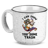 I Can Show You Some Trash, Funny Raccoon And Possum 15oz Campfire Ceramic Mug