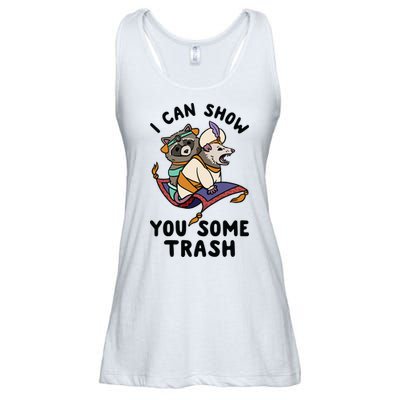 I Can Show You Some Trash, Funny Raccoon And Possum Ladies Essential Flowy Tank