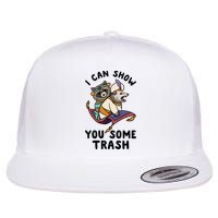 I Can Show You Some Trash, Funny Raccoon And Possum Flatbill Hat
